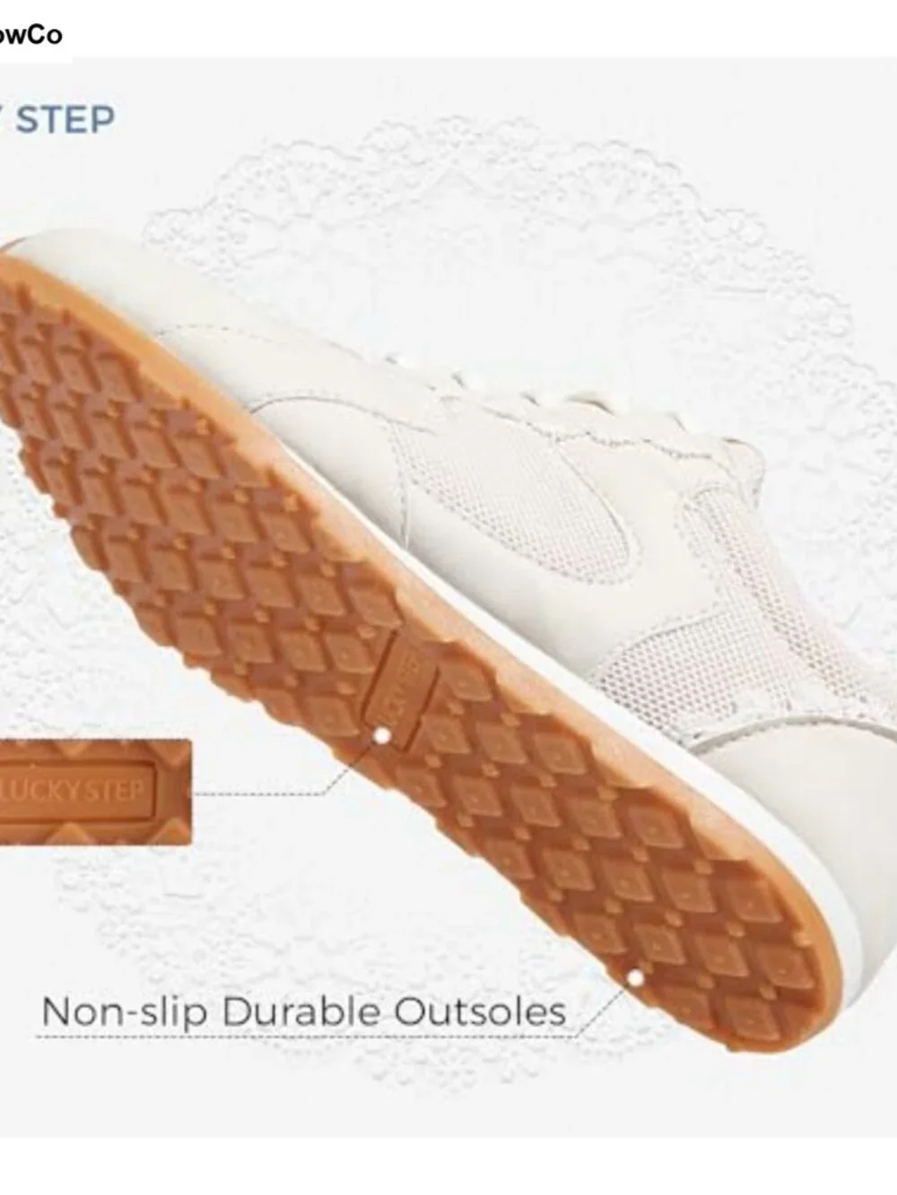 Women's Fashion Sneakers Non Slip Breathable Retro Lace PU Mesh